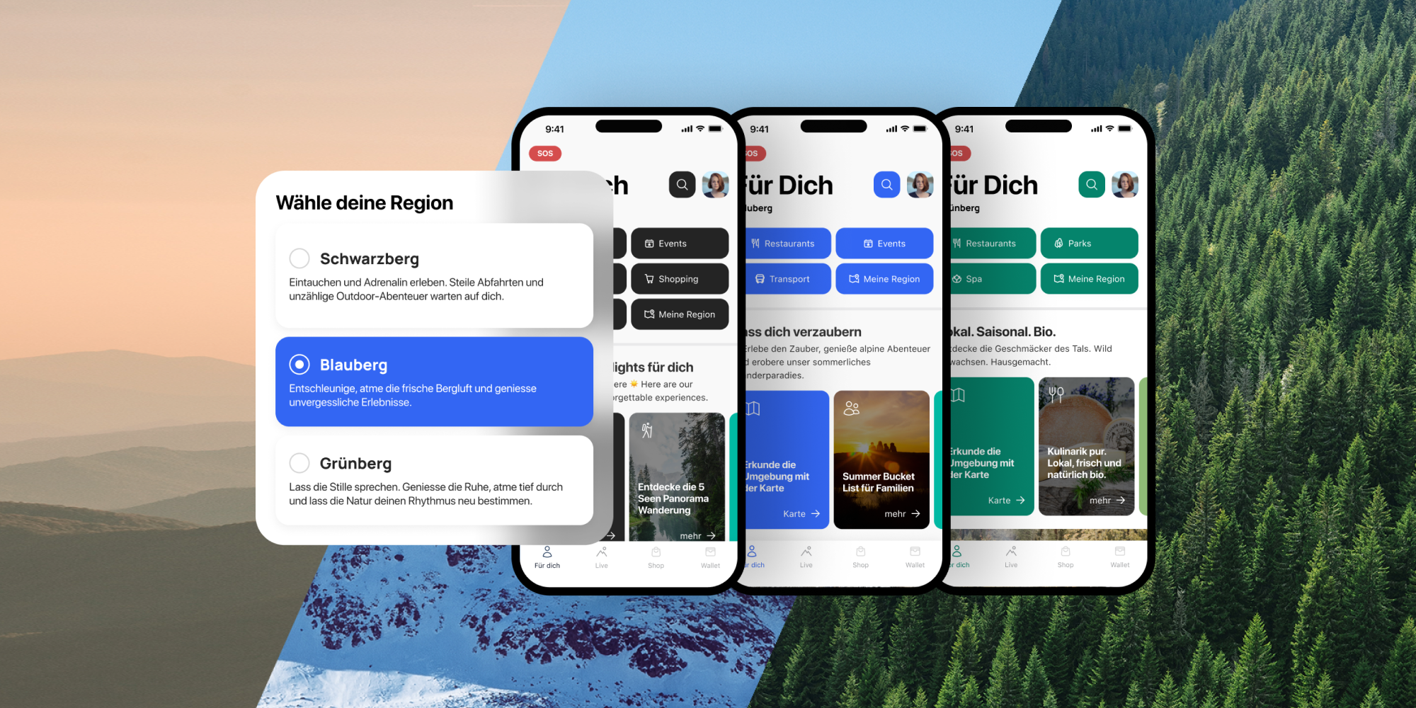 Context Switch for regions, events and more